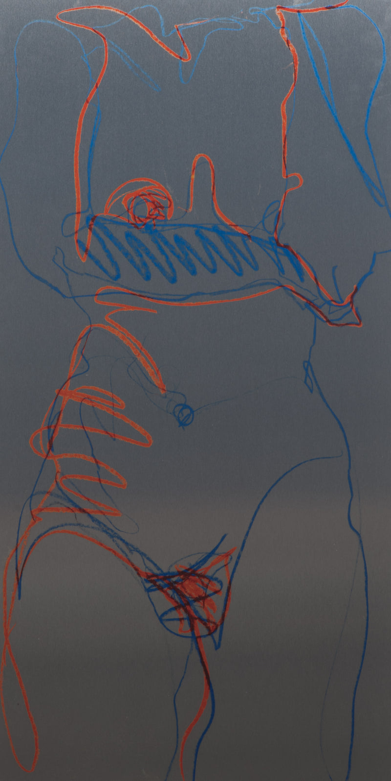 Torso in Blue & Orange II